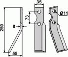 Fräsmesser IND-74L