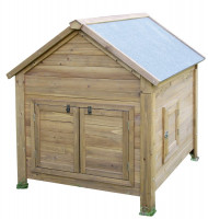 Kleintierstall für Kaninchen oder Hühner - 105 x 100 x 108cm