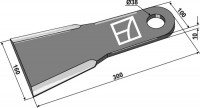 Messer 300mm - passend zu Spearhead 7770756