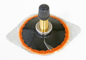Ventilflicken Mopedventil mit Gummifuß Ø 45mm