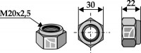 Selbstsichernde Mutter M20x2,5 - passend zu Kuhn 6060019