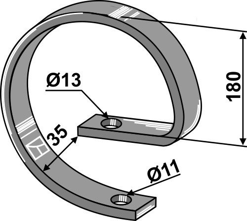 Kultureggenzinken Oberteil 32x10