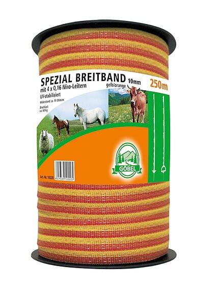 Spezial-Breitband 10mm 250m 4x0,16 Niro g/o