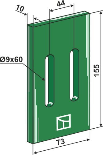 Greenflex Kunststoff-Abstreifer - passend zu Maschio / Gaspardo 24066
