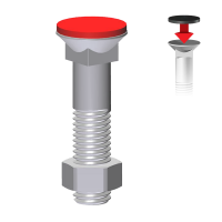 SCHRAUBEN TFCC 12*55 Cl.12.9 Hartmetall Kopf SCHRAUBEN TFCC 12*55 Cl.12.9 Hartmetall Kopf