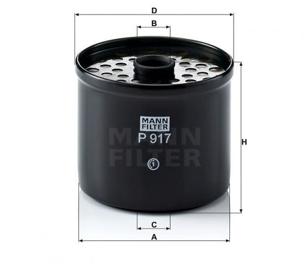 Mann Filter P917x Kraftstofffilterelement