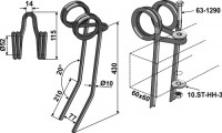 Striegelzinken universal