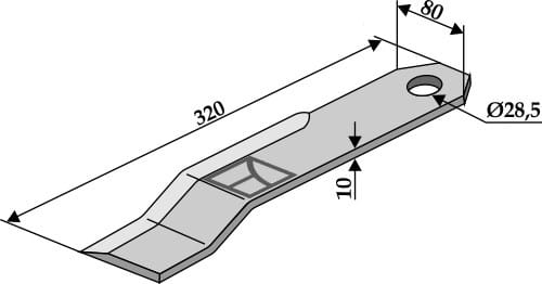 Mulchmesser - passend zu Schmidt RBM / SRM - 139197-8
