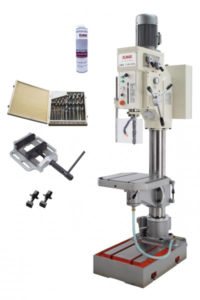 Elmag Getriebe Säulenbohrmaschine GBM 4/40 SGA - Set