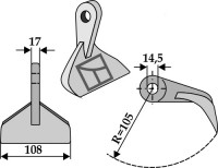 Hammerschlegel - passend zu Muratori MT211 - 12019400 Hammerschlegel - passend zu Muratori MT211 - 12019400