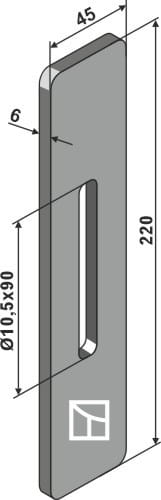 Abstreifer - passend zu Bednar 00037392