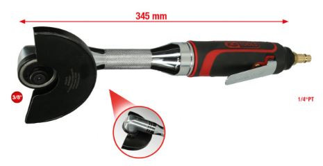 KS Tools 3/8" Druckluft-Stab-Trennschleifer, 15.000U/min