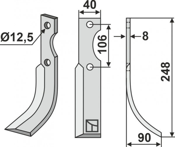 Fräsmesser R - passend zu Maletti 1400077