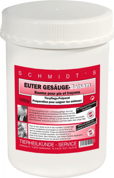 Schmidt`s Euter- und Gesäugebalsam - 1kg