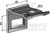 Halter für Zinken 65 x 10