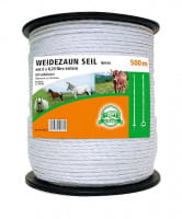 Weidezaunseil / Elektroseil weiß - 6mm / 500m