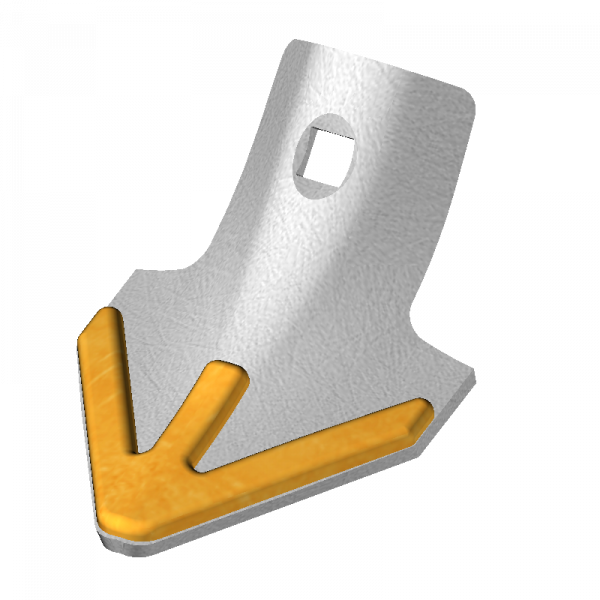 Hackschar Universal - Breite 80 mm HR2