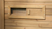 Holz Hühnerstall - 146 x 74 x 80cm