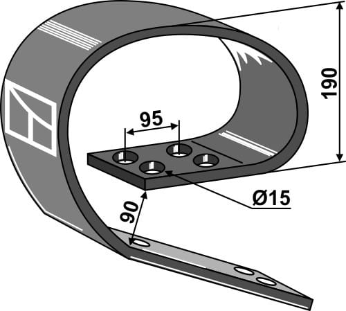 Blattfeder - 150 x 10
