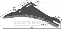 Ladewagenmesser 5mm - passend zu Mengele 01.076.260