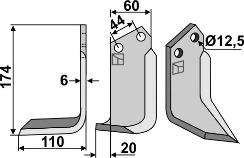 Fräsmesser L - passend zu Celli 522603