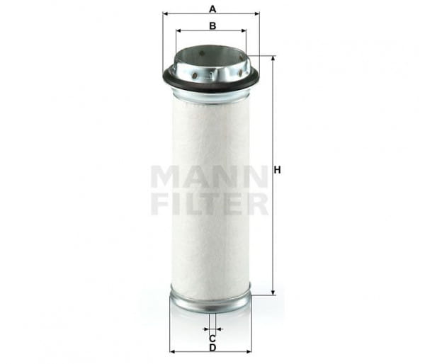 Mann Filter CF 711 Luftfilterelement (Sekundärelement)