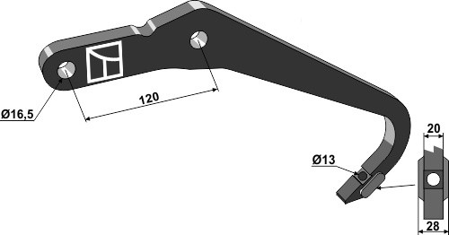 Zinken - passend zu Farmet 4007379 / 4005580