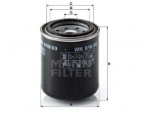 Kraftstofffilter Mann Filter WK 818/80 Kraftstofffilter Mann Filter WK 818/80
