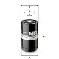 UFI Filter 23.548.00 Ölfilter SpinOn