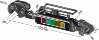 KAT III Hydraulischer Oberlenker mit Fanghaken und Gelenkkopf