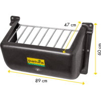 Patura Kunststoff Heuraufe Slow-Feeder 140L - für Pferde