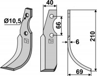 Fräsmesser R - passend zu Grillo 21385