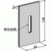 Abstreiferblech - passend zu KVERNELAND 306631 Abstreiferblech - passend zu KVERNELAND 306631