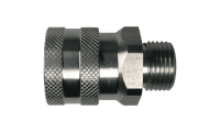 Edelstahl Schnellkupplung mit Außengewinde - 1/2"