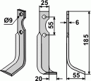 Fräsmesser BCS-07R