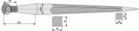 Schwerlastzinken 840mm / M27x1,5 Schwerlastzinken 840mm / M27x1,5