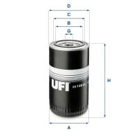UFI Filter 23.156.00 Ölfilter SpinOn