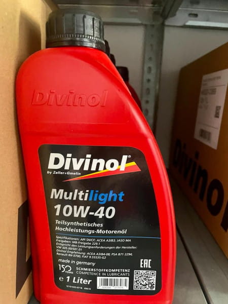 Leichtlaufmotorenöl Divinol Multilight 10W-40 - 1L