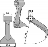 Hammerschlegel - passend zu Vogel u. Noot 111190000 - 931060003 / Vigolo 931060003 Hammerschlegel - passend zu Vogel u. Noot 111190000 - 931060003 / Vigolo 931060003