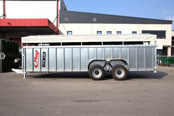 Fliegl Vieh Transportanhänger Tandem - TTW 140