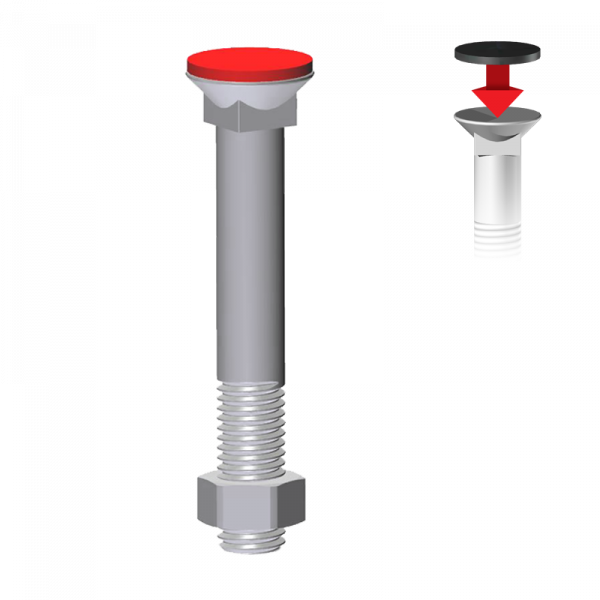 SCHRAUBEN TFCC 12*50 Cl.12.9 Hartmetall Kopf