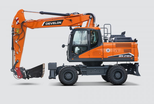 Mobilbagger Develon DX210W-7