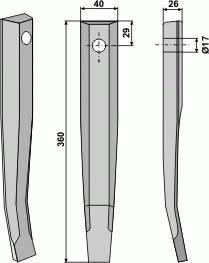 Kreiseleggenzinken - passend zu KUHN 528-02100