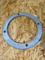 Flansch verzinkt 110 x 4" / 134mm / 210mm
