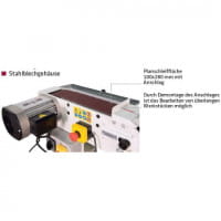 Elmag Bandschleifmaschine - 400V / 1500W / 100x1220mm