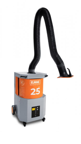 Schweißrauch Absauganlage fahrbar, Filterfläche 25m² - 3m Absaugarm, Ø150mm