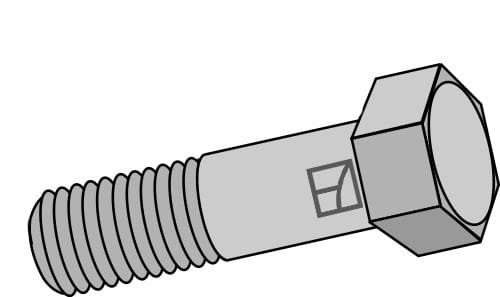 Sechskantschraube mit Feingewinde - M12x1,25X40 - 12.9