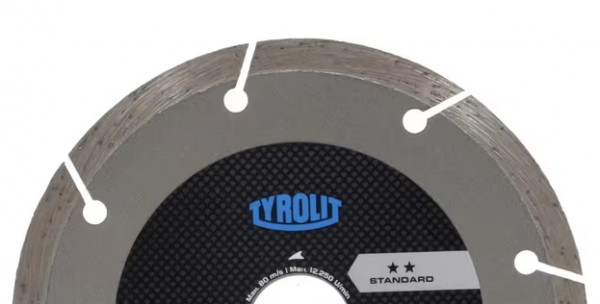 Tyrolit Beton Diamanttrennscheibe Standard 125x2 - 22,2mm Bohrung