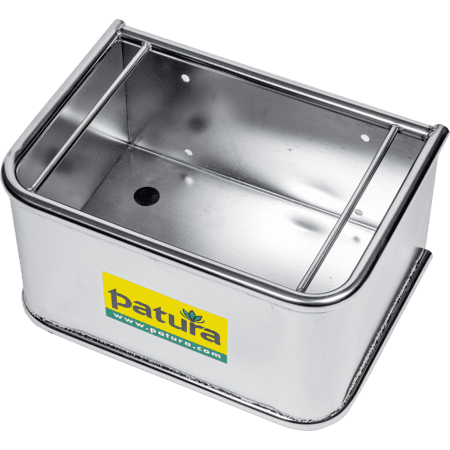 Patura Rechtecktrog Edelstahl - 28L