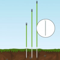 Ersatzpfähle für Euronetze - 1 Spitze Ersatzpfähle für Euronetze - 1 Spitze